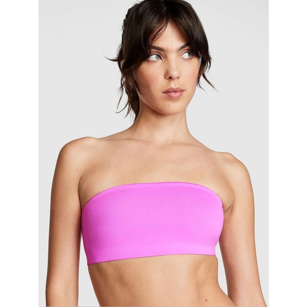 Pink Victoria Secret Strapless Bandeau Top